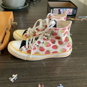Custom Converse high top shoes